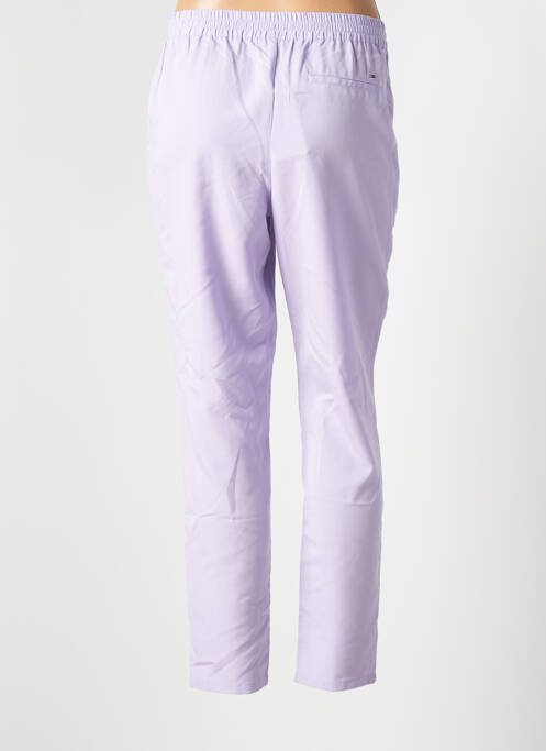 Pantalon drept violet TOMMY HILFIGER femeie