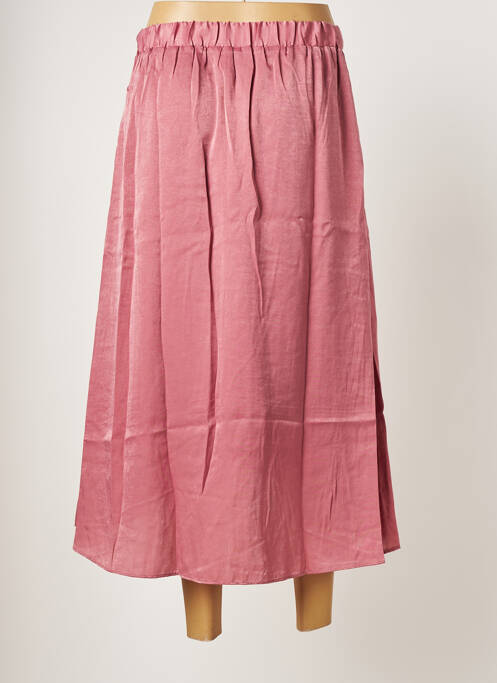 Fustă lungă roz ROSE femeie
