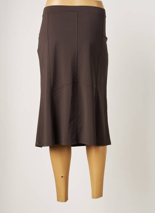Fustă midi maro FRED SABATIER femeie