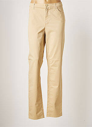 Pantalon drept bej TRUSSARDI JEANS femeie