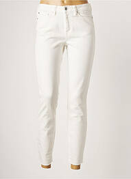 Pantalon slim conic alb TOM TAILOR femme
