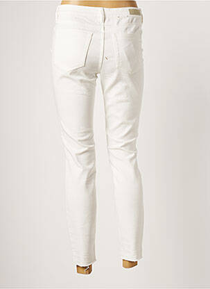Pantalon slim conic alb TOM TAILOR femeie