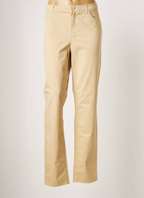Pantalon drept bej TRUSSARDI JEANS femeie