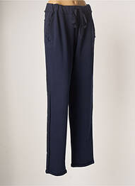 Pantalon drept elasticitate mărime normală albastru ELENA MIRO femme