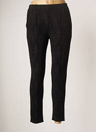 Pantalon slim talie elastică mărime normală negru ROSE MON AMOUR femme