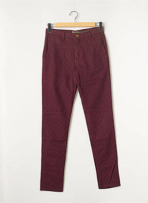 Pantalon chino elasticitate mărime normală violet SERGE BLANCO bărbat