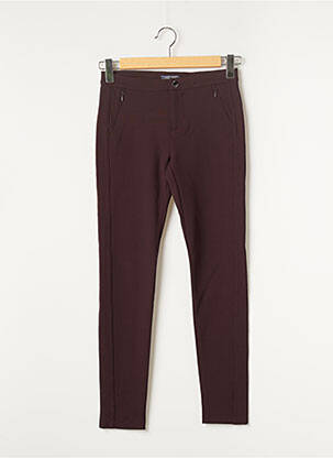 Pantalon chino închidere cu fermoar sub clapetă cu nasturi mărime normală roșu TOMMY HILFIGER femeie