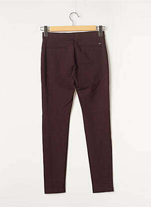 Pantalon chino închidere cu fermoar sub clapetă cu nasturi mărime normală roșu TOMMY HILFIGER femeie