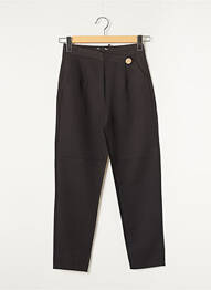 Pantalon drept mărime normală mărime normală negru ROSE femeie