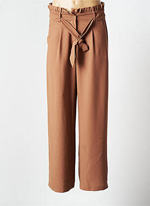 Pantalon larg maro PEACE N'LOVE femeie