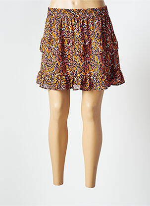 Fustă scurtă portocaliu ONLY femeie