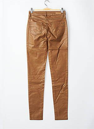 Pantalon slim elasticitate mărime normală maro GEISHA femeie