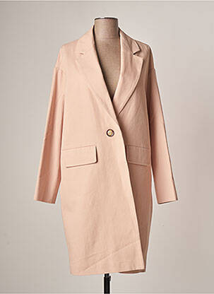 Palton lung roz SCHOOL RAG femeie