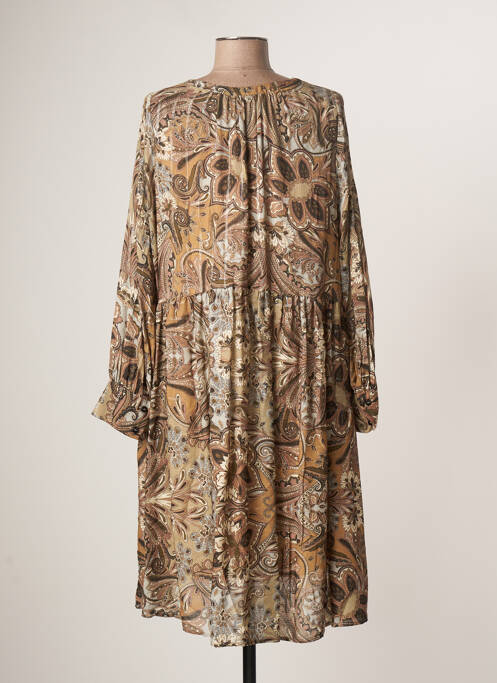 Rochie midi bej PLEASE femeie