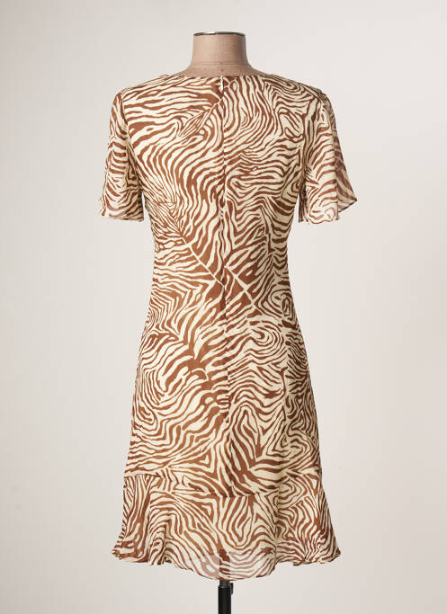 Rochie midi maro SCHOOL RAG femeie