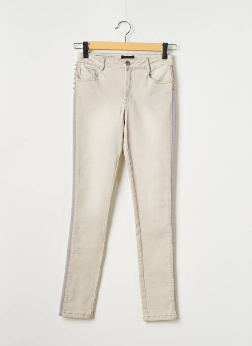 Pantalon slim gri EVA KAYAN femeie