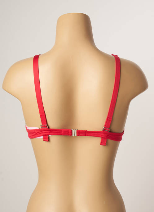 Sutien de costum de baie roșu ANTIGEL femeie