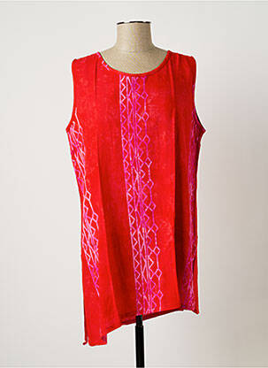 Tunică fără mâneci roșu DOU-DOU'S femeie