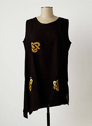 Tunică fără mâneci negru DOU-DOU'S femeie