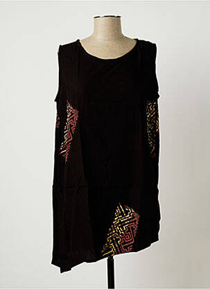 Tunică fără mâneci negru DOU-DOU'S femeie