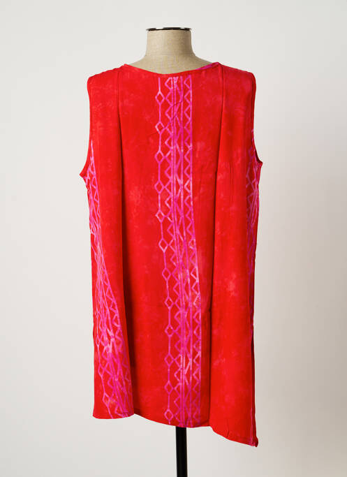 Tunică fără mâneci roșu DOU-DOU'S femeie