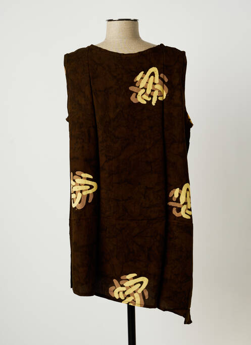 Tunică fără mâneci verde DOU-DOU'S femeie