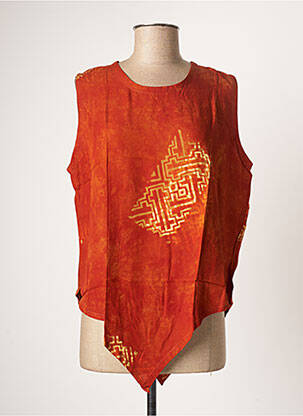 Top portocaliu DOU-DOU'S femeie