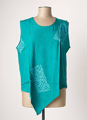 Top verde DOU-DOU'S femeie