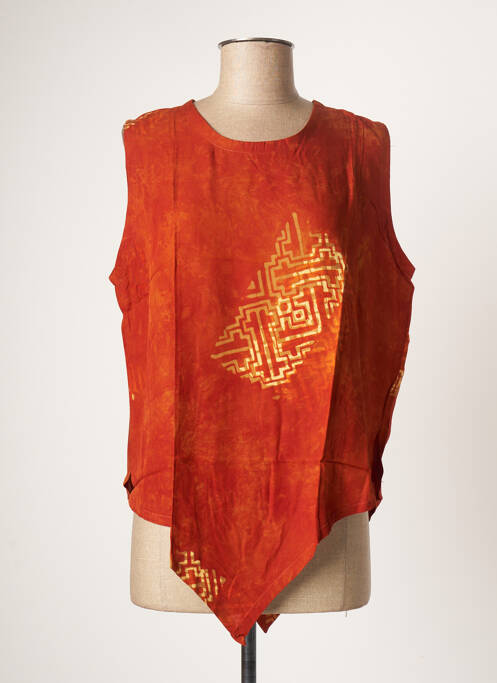 Top portocaliu DOU-DOU'S femeie