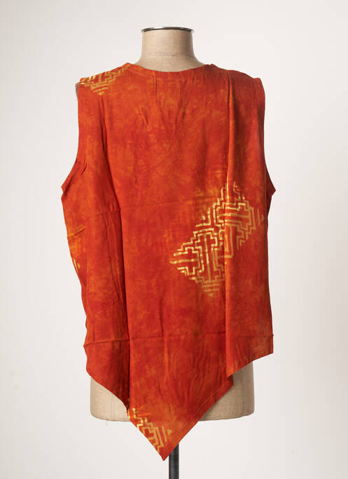 Top portocaliu DOU-DOU'S femeie