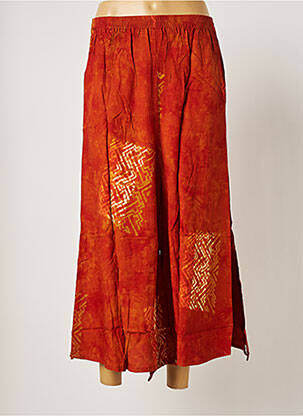 Fustă lungă portocaliu DOU-DOU'S femeie