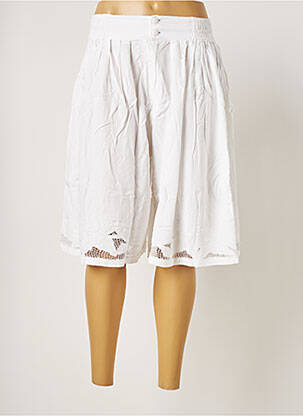 Fustă midi alb PALME femeie