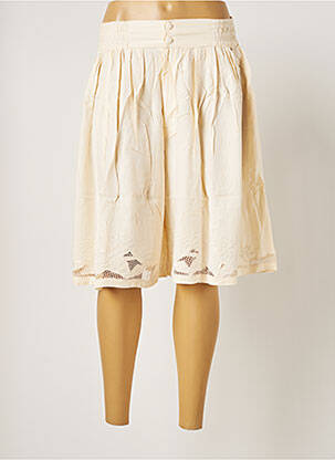 Fustă midi elasticitate bej PALME femeie
