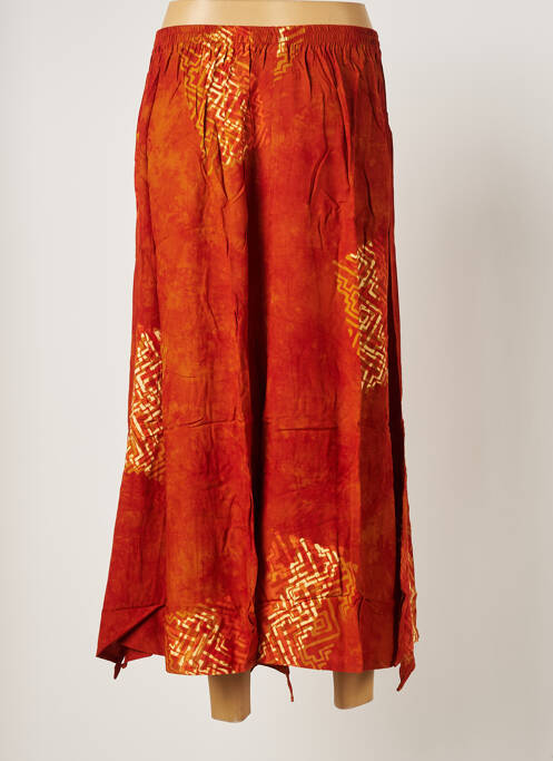 Fustă lungă portocaliu DOU-DOU'S femeie