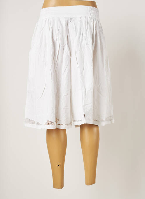 Fustă midi alb PALME femeie