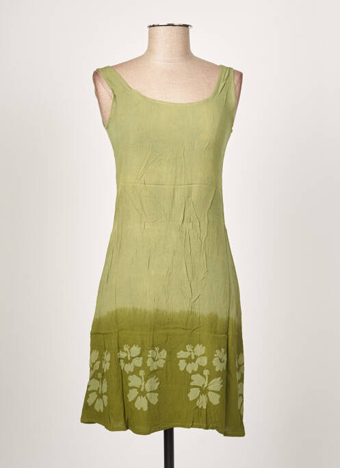 Rochie midi verde PALME femeie