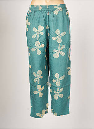 Pantalon larg albastru PALME femeie