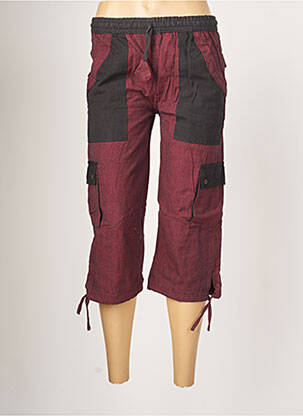 Pantalon trei sferturi roșu PALME femeie