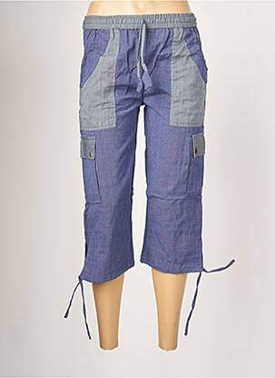 Pantalon trei sferturi albastru PALME femeie