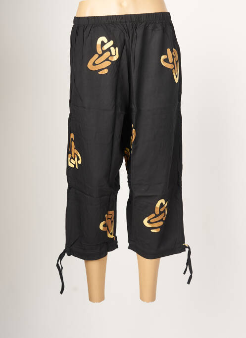 Pantalon trei sferturi negru CHIC BATIK femeie