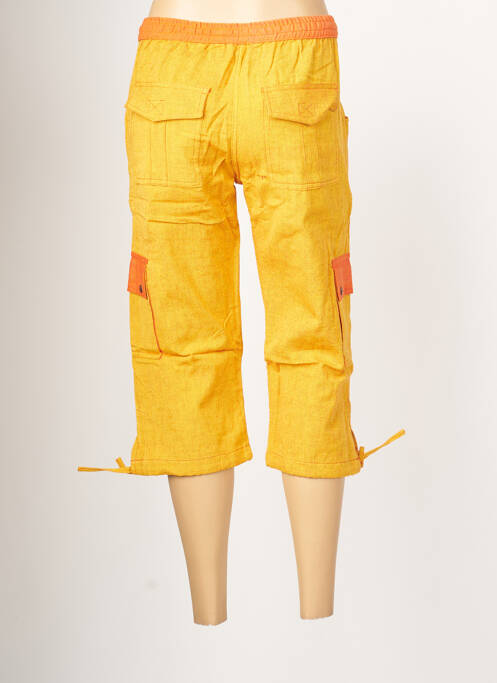 Pantalon trei sferturi galben PALME femeie