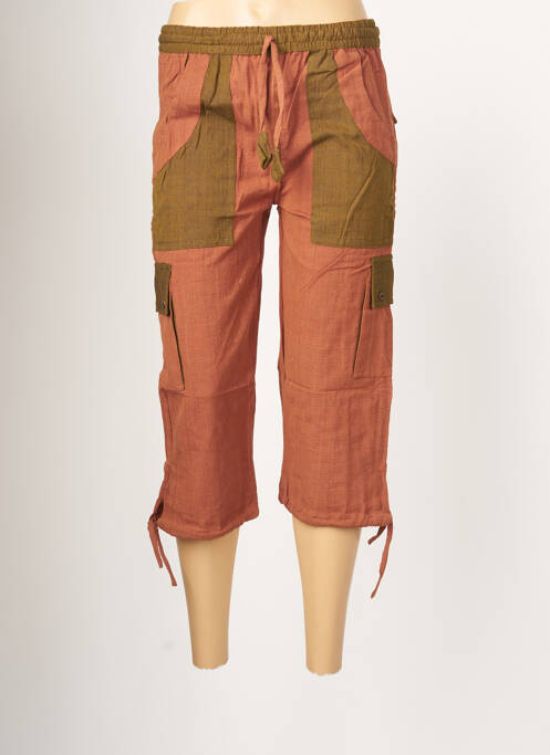 Pantalon trei sferturi maro PALME femeie