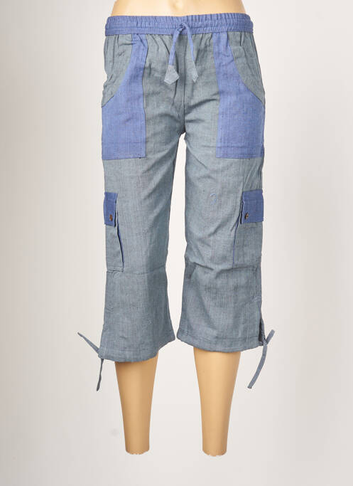 Pantalon trei sferturi albastru PALME femeie