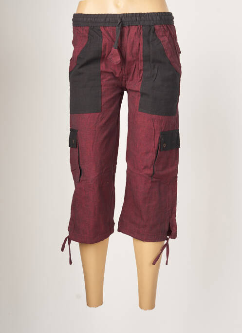 Pantalon trei sferturi roșu PALME femeie