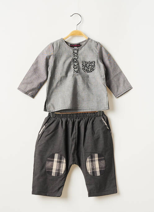 Set pantaloni gri MARTINA LONDON fată