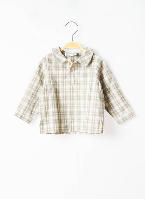 Cămașă cu mâneci lungi gri L'ILE AUX FEES băiat