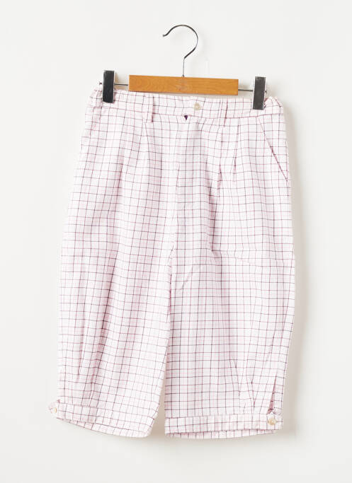 Pantalon trei sferturi alb L'ILE AUX FEES fată