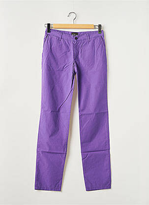 Pantalon chino talie joasă talie joasă violet THE KOOPLES (SPORT) femeie