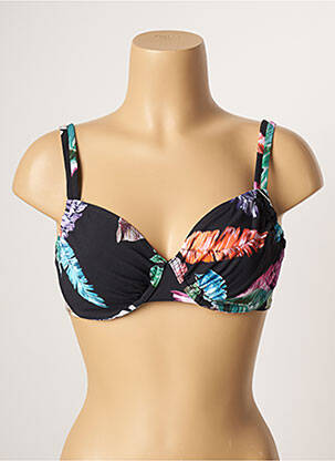 Sutien de costum de baie elasticitate negru BELCOR femeie