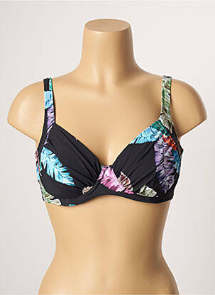Sutien de costum de baie elasticitate negru BELCOR femeie